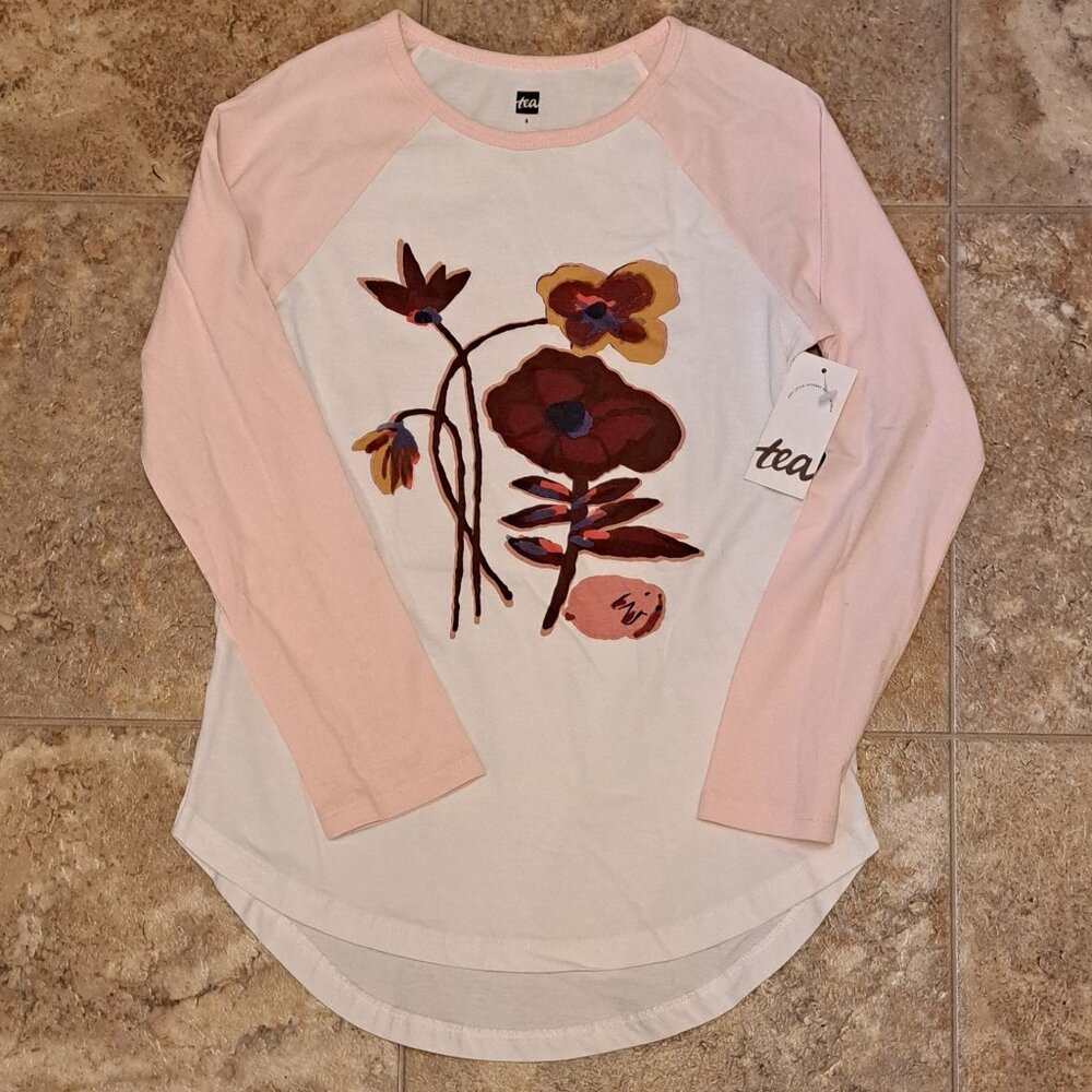 Tea T-Shirt Girls Sz 8